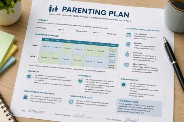 Understand parenting plans Ipswich